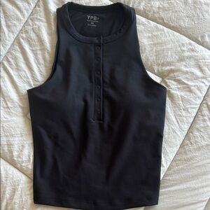 YPB Black Sleeveless Top
